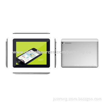 9.7-inch Quad-core Android Tablet PCs, 1GB RAM, 8GB ROM, Built-in GPS/TV/BT/FM, 5.0MP AF CameraNew